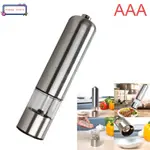 SALT PEPPER MILL GRINDER STAINLESS STEEL AUTOMATIC BATTERY O