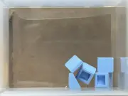 LEGO Parts - Bright Light Blue Slope 30 1 x 1 x 2/3 - No 54200 - QTY 5