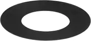 uxcell 1-Pack Goof Rings for 1 Inch Recessed Lights, 1.4" ID 2.6" OD Durable Steel Trim Ring Flush Mount Black Can Light Trim Ring Cover for Ceiling Can Downlights