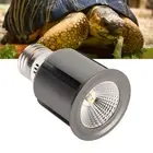 (5.0)Reptile Heat Lamp Bulb UVA UVB LED Reptile Basking Spot Lamp 110V 3W Part