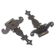 2Pcs Folding Hinge Antique Zinc Alloy Hinge for Humidor Boxes for Case Dur