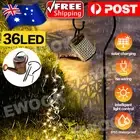 Solar LED Watering Can String Light Outdoor Shower Garden Decor Lamp Waterproof