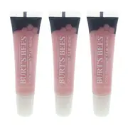 Burts Bees Burts Bees Lip Shine - 010 Whisper by Burts Bees for Women - 0.5 oz Lip Gloss - Pack of 3