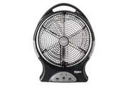 Coleman Fan Lithium Ion Rechargeable Table Fan Outdoor Camping 12cm Black