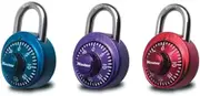 Master Lock Combination Locker Lock, Combination Padlock for Gym and School Lockers, Colors May Vary