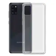For Samsung Galaxy A31 SM-A315G/DS Slim Rubber Soft Bumper Clear Skin Case Cover