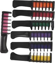 Ipetboom 7pcs Set Hair Comb Brown Hair Dye Hair Gel Hair Gel for Hair Dye Glove Hair Dye Blue Hair Spray Combs for Black Hair Dye Brush for Hair Hair Chalk Plastic