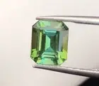 2.0CTNatural Faceted yellowish Green Tourmaline Loose Gemstone From Afghanistan