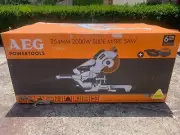 AEG 1800W 254mm Dual Bevel Slide Compound Mitre Saw brand new Drop Saw.