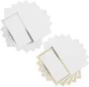 UTHCLO 100pcs Place Cards for Weddings Parties Reserved Seat Tent Cards Blank Table Setting for Rustic Events for Guest Information Display