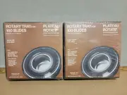 Airequipt Rotary Tray For 100 Slides Made In USA New Factory Sealed set of 2