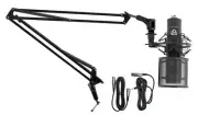 Rockville RCM PRO Gaming Twitch Microphone Streaming Recording PC Game Mic+Boom