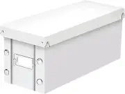 CD Storage Box - Pack of 1/2 - Durable Disc Holder with Lid to Store for Discs (
