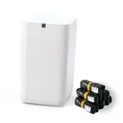 Automatic Trash Can, 4 Gallon Self Sealing and Self-Changing Smart Trash Can,