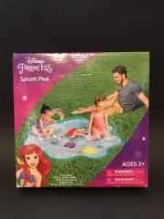 Disney Princess Splash Pad Little Mermaid Ariel Flounder Inflatable Sprinkler