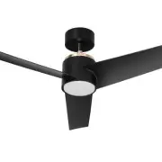Ceiling Fan DC Motor w/Light w/Remote 52'' Black