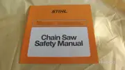 VINTAGE NEW STIHL CHAIN SAW SAFETY MANUAL