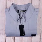 NWT NEW Travis Mathew Seaboard Golf Vest Mens XXL Gray Full Zip Lightweight