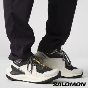 Salomon ELIXIR Goretex 男款 低筒防水登山鞋 L47295800 香草白/幻灰/檸檬黃