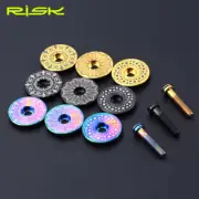 1 set Titanium Alloy Bicycle Headset Cap + M6*30mm Bike Headset Stem Bolt