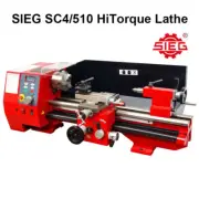 SIEG SC4 HiTorque Lathe /1000W Brushless Motor/ Extra Long 510mm Bed