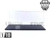 JEWEL CASES 1/18 - DISPLAY CASE SHOW-CASE 1/18 ACRYL CASE BASEPLATE GLOSSY BLACK