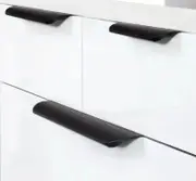 Gold Hidden Cabinet Pulls for Kitchen Furniture
