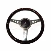New 14" Wood Steering Wheel & Adapter Triumph TR4 TR250 TR6 1" Thick Rim (for: Triumph)