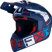 FXR Clutch CX Pro MIPS Motocross Helmet, white-red-blue, Size XS for Men White Red Blue