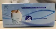 Verle Disposable face mask 3 layers of protection light and breathable 50pcs