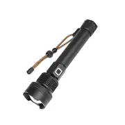 1907 Xhp70 1900 Lumens 3 Modes Zoomable Usb Rechargeable Led Outdoor 18650/26650 Flashlight Led Torch Light 02 Battery