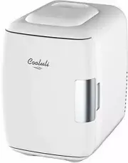 Cooluli Mini Fridge Electric Cooler and Warmer (4 Liter / 6 Can): AC/DC Portable