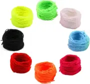 80 Yoyo String (10 Each - Florescent Lime Green Yellow OrangeBlue Rose Red