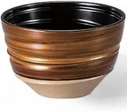 J-Kitchens Heat Resistant Naruto Small Suction Bowl (Soup Bowl, Bowl, Wan, Lacquerware) (Parent) Silver Transparent Tortoise Shell 4.1 x 4.1 x 2.6 inches (10.3 x 10.3 x 6.5 cm), Heat Resistant ABS