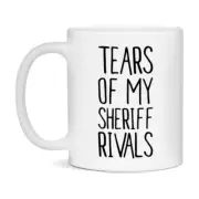 Funny Sheriff Gameboard Mug – Tears Of My Sheriff Rivals, 11Oz Or 15Oz White Cer