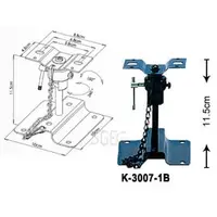 在飛比找PChome商店街優惠-視紀音響 K-3007-1B 環繞喇叭壁掛架 小型 喇叭架 