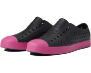 NATIVE Jefferson Slip-on Jelly Sneakers Black/Pink Size:12M Women's NEW in BOX