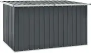 171x99x93 cm Indoor Outdoor Storage Container, Garden Storage Box with Hinged Lidfor, Patio Furniture Cushions Garden Tools, Grey