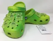 NWT Lazy Oaf Crocs Classic Clog w/Box M6/W8 Gooey Bear Frosted Alien Green