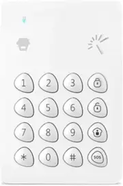 KP-700 Wireless RFID Keypad for Switching Alarm Systems on and off 12 V