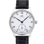 IWC 萬國錶 PORTUGUESE 葡萄牙系列自動皮帶表(IW358304)X藍數字X40.4MM