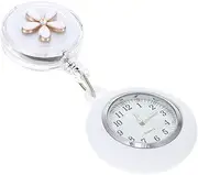 [Gatuida] Decorative Fob Watch with Glow in the Dark Feature - Stylish Hanging Pocket Watch for Nurses, Ideal Birthday for Women