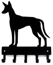 Ibizan Hound Dog Key Rack/ Leash Hanger Made in USA