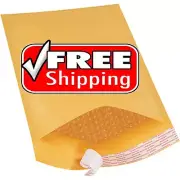 #5 10.5x16" Kraft Gold BUBBLE MAILER PADDED ENVELOPES-200ct