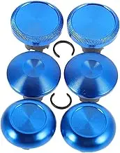 NUOBESTY 8pcs Metal Thumbstick Grip Caps for Controller High Low Thumbstick Accessories for Enhanced Gameplay Performance
