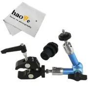 7 inch Stainless Steel Articulating Friction Magic Arm with Small Clamp for H...