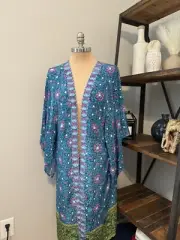 NWT Sundance Catalog “Bustling Blooms Kimono” Size XS/S $128