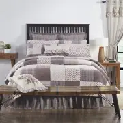 Farmhouse Luxury King Quilt Creme Florette Cotton Hand Bedroom Decor VHC Brands
