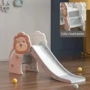 Kids Long slides with Lion Face - 154cm Long Toddler Slide