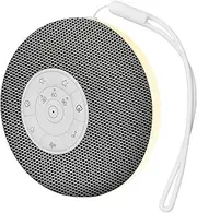 ZOESON LED Night Light with Wireless Speaker, White Noise Machine, 39 Soothing Sounds Therapy for Sleeping Nursery Travel, USB Rechargeable Continuous or Timer-1pcs